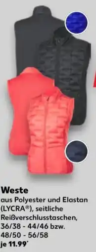 Kaufland newcential Weste Angebot