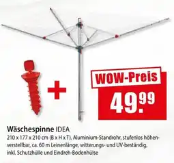 bauSpezi Wäschespinne IDEA Angebot
