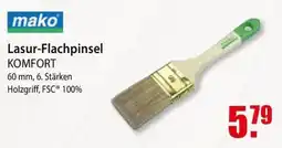 bauSpezi mako Lasur-Flachpinsel KOMFORT Angebot