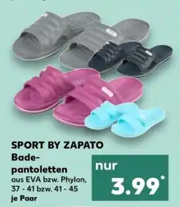 Kaufland SPORT BY ZAPATO Bade pantoletten Angebot