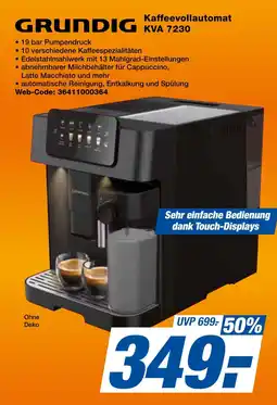 expert Techno Land GRUNDIG Kaffeevollautomat KVA 7230 Angebot