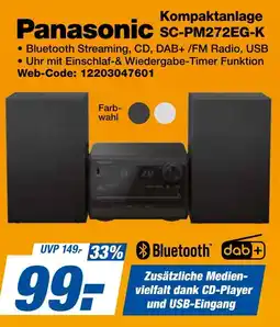 expert Techno Land Panasonic Kompaktanlage SC-PM272EG-K Angebot