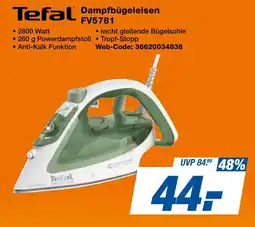 expert Techno Land Tefal Dampfbügeleisen FV5781 Angebot