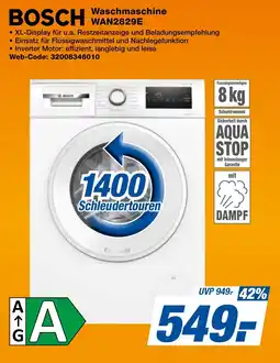 expert Techno Land BOSCH Waschmaschine WAN2829E Angebot