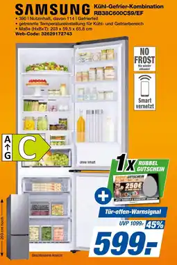 expert Techno Land SAMSUNG Kühl-Gefrier-Kombination RB38C600CS9/EF Angebot