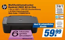 expert Techno Land hp Multifunktionsdrucker DeskJet 2920 All-in-One Angebot