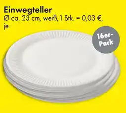TEDi Einwegteller Angebot