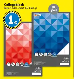 TEDi Collegeblock Angebot