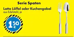 TEDi Serie Spaten Latte Löffel oder Kuchengabel Angebot