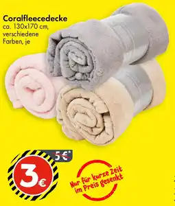 TEDi Coralfleecedecke Angebot