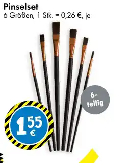 TEDi Pinselset 6- teilig Angebot