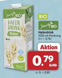 Famila Nord West Jeden Tag BIO Haferdrink Angebot
