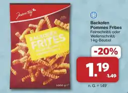 Famila Nord West Jeden Tag Backofen Pommes Frites Angebot