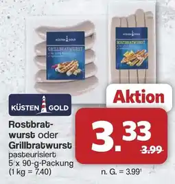 Famila Nord West KÜSTEN GOLD Rostbrat- wurst oder Grillbratwurst Angebot