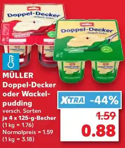 Kaufland MÜLLER Doppel-Decker oder Wackel pudding Angebot