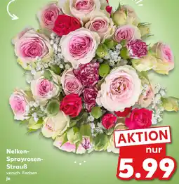 Kaufland Nelken Sprayrosen Strauß Angebot
