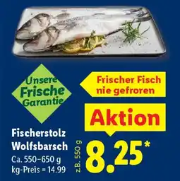 Lidl Fischerstolz Wolfsbarsch Angebot