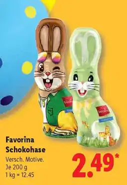 Lidl Favorina Schokohase Angebot