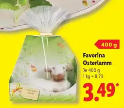 Lidl Favorina Osterlamm Angebot