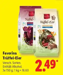 Lidl Favorina Trüffel-Eier Angebot