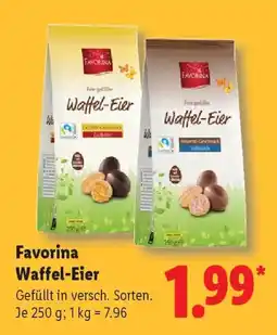 Lidl Favorina Waffel-Eier Angebot