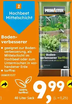 Globus Baumarkt PRIMASTER Boden- verbesserer Angebot