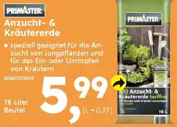 Globus Baumarkt PRIMASTER Anzucht- & Kräutererde Angebot