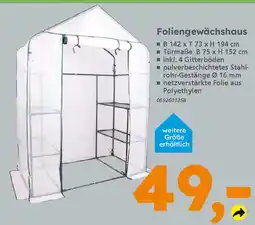 Globus Baumarkt Foliengewächshaus Angebot