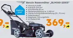 Globus Baumarkt WOODSTAR Benzin Rasenmäher „BLM560-225ES" Angebot
