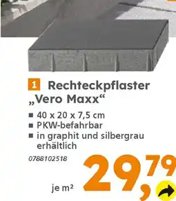 Globus Baumarkt Rechteckpflaster ,,Vero Maxx" Angebot