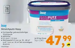 Globus Baumarkt KNAUF Streichputz Easy Angebot