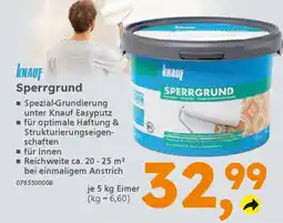 Globus Baumarkt KNAUF Sperrgrund Angebot