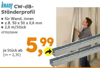 Globus Baumarkt KNAUF CW-dB- Ständerprofil Angebot
