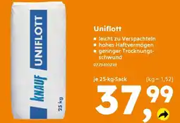 Globus Baumarkt KNAUF UNIFLOTT Angebot