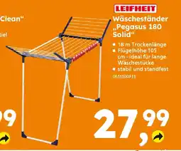 Globus Baumarkt LEIFHEIT Wäscheständer ,,Pegasus 180 Solid" Angebot