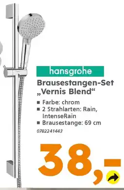Globus Baumarkt hansgrohe Brausestangen-Set ,Vernis Blend❝ Angebot