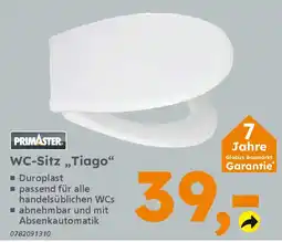 Globus Baumarkt PRIMASTER WC-Sitz,,Tiago" Angebot