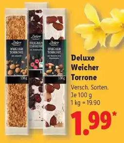 Lidl Deluxe Weicher Torrone Angebot