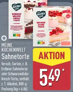 Aldi Nord MEINE KUCHENWELT Sahnetorte Angebot