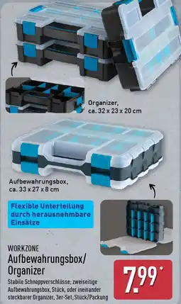 Aldi Nord WORKZONE Aufbewahrungsbox/ Organizer Angebot