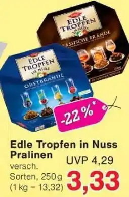 Jawoll Edle Tropfen in Nuss Pralinen Angebot