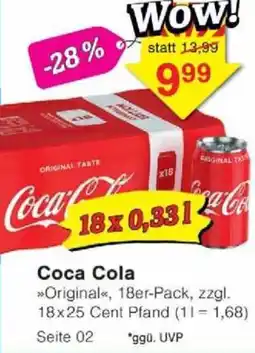 Jawoll Coca Cola Original Angebot