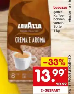 Netto Marken-Discount Lavazza Kaffeebohnen Angebot