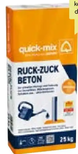 BayWa Quick-Mix Ruck-Zuck-Beton Angebot