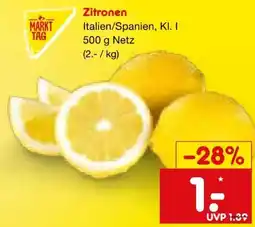 Netto Marken-Discount MarktTag Zitronen Angebot