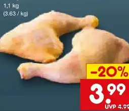 Netto Marken-Discount Maishähnchen-Schenkel Angebot