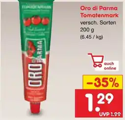 Netto Marken-Discount Hengstenberg Oro di Parma Tomatenmark Angebot