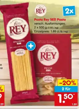 Netto Marken-Discount Pasta Rey 1851 Nudeln Angebot