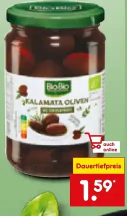 Netto Marken-Discount BioBio Bio-Kalamata Oliven Angebot