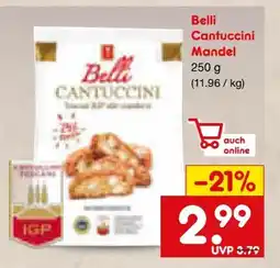 Netto Marken-Discount Belli Cantuccini Mandelgebäck Angebot